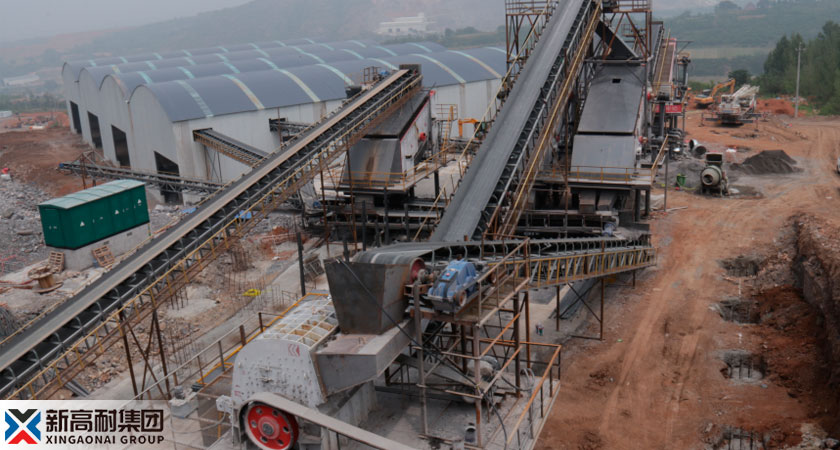 Production process of 500tph