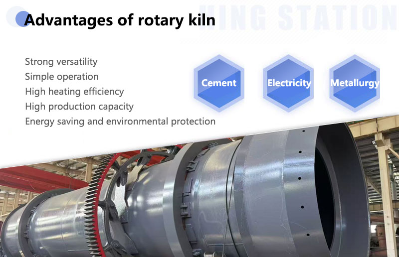Working principle and application of rotary kiln