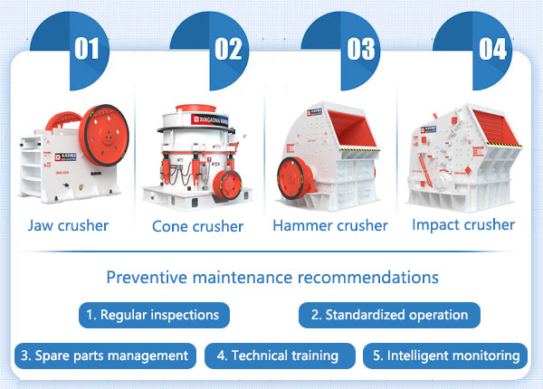 Crusher breakdown and treatment methods in cement plant